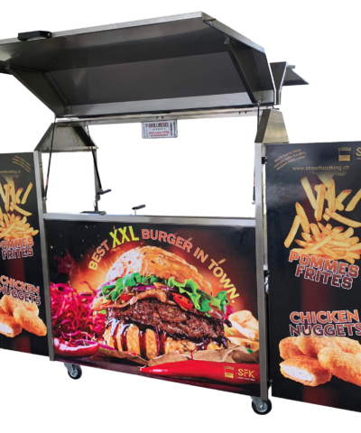 Street Food Wagen - Wagen für Burger Pommes
